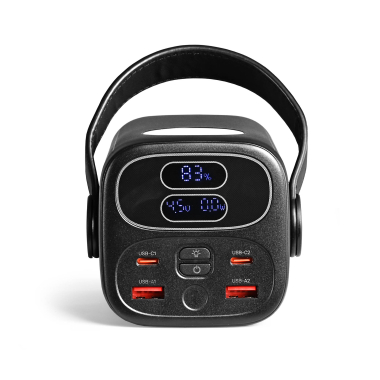 Повербанк 40000mAh TITANUM WC40 PD65W Black - фото №4