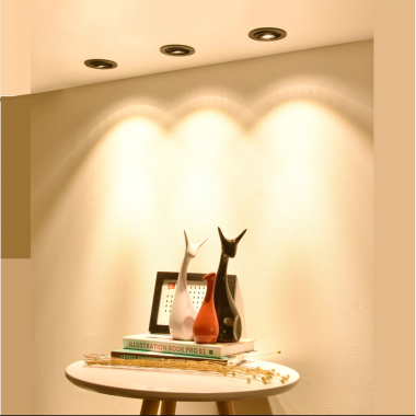 Світильник VIDEX під лампу GU10 врізний Круглий Чорний VL-SPF08R-B - фото №3