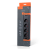 Мережевий подовжувач VIDEX ONCORD з/з 5п 3м (3x1.5мм) з кнопкою Black - фото 