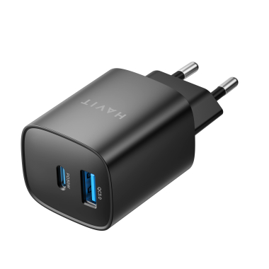 Зарядний пристрій HAVIT UC30 PRO GaN 30W USB-A+USB-C Black - photo №5