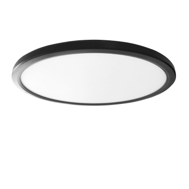 LED світильник з декоративною підсвіткою VIDEX DL5R 22W 3000K-4000K-5000K Black - фото №2