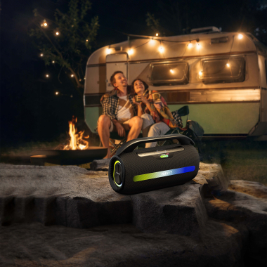 Портативна колонка HAVIT SK920BT IPX6 60W RGB Black - фото №13