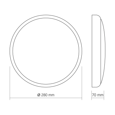 LED Світильник накладний з датчиком руху VIDEX VL-CLR-200-2G 20W 2700-6500K - photo №4