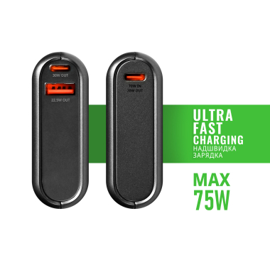 Повербанк 20000mAh VIDEX VPB-202C 75W Black - фото №11