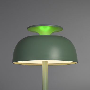 LED лампа настiльна з акумулятором VIDEX VL-TF24G 8W 4000K+RGB Green - фото №3