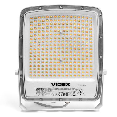 LED Floodlight VIDEX F5 200W 3000-5000-6500K 230V White (VL-F5-200CW) - photo №2