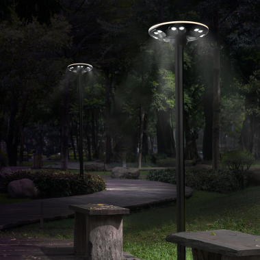 LED світильник автономний парковий IP54 VIDEX 1400Lm Сенсорний - фото №8