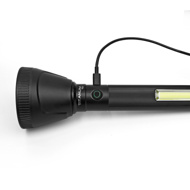 Портативний світлодіодний ліхтар TITANUM TLF-T22 400Lm Black - фото №6