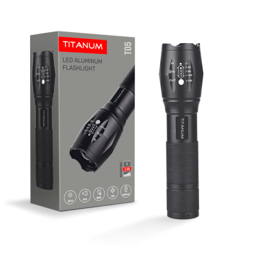 Портативний світлодіодний ліхтарик TITANUM TLF-T05 300Lm 6500K - фото