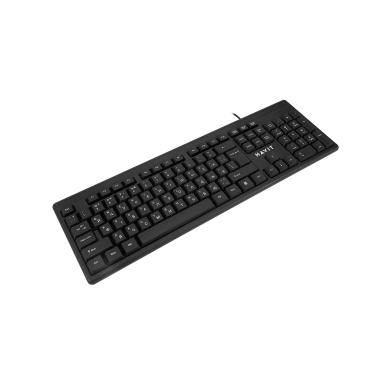 Дротова клавіатура HAVIT HV-KB2001 USB Black - photo №2