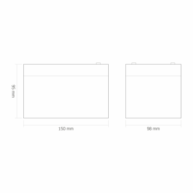 Акумулятор свинцево-кислотний  Videx 6FM12 12V/12Ah color box 1 - фото №2