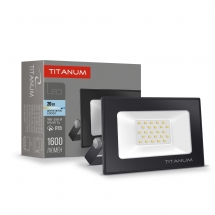 LED прожектор TITANUM TLF206 20W 6000K