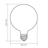 LED лампа VIDEX Filament VL-DG80MO 7W E27 3000K Porcelain dimmable