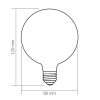 LED лампа VIDEX Filament VL-DG80MO 7W E27 3000K Porcelain dimmable - фото №3