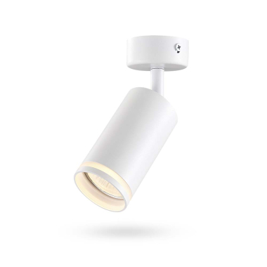 Світильник VIDEX під лампу GU10 SPF05B накладний поворотний білий - фото №2