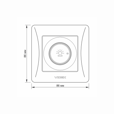 Димер 600Вт кремовий VIDEX BINERA - фото №5