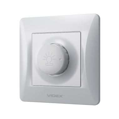 Димер 600Вт срібний шовк VIDEX BINERA - фото №3