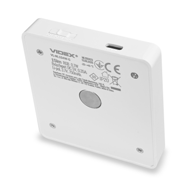 LED Світильник акумуляторний з датчиком руху VIDEX VL-NL104W-G - фото №4