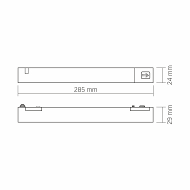 Блок живлення для магнітних трекових систем VIDEX 100W VL-TRMS-P100B Зовнішній - фото №8