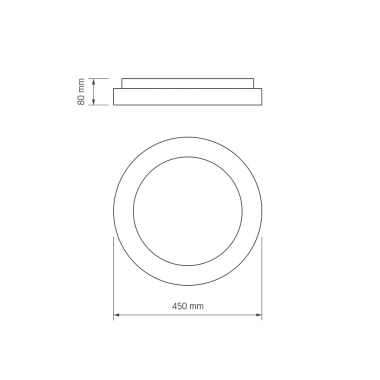 LED світильник VIDEX EDGE-RC-72W-BLACK (VLE-ERC-72B) - фото №6