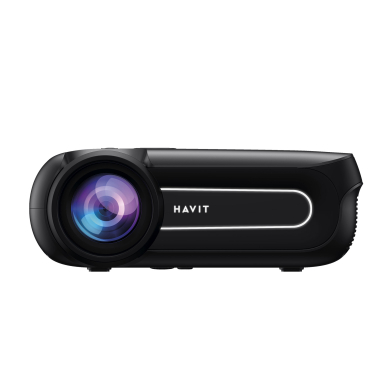 Портативний мультимедійний проектор HAVIT HV-PJ209 Full HD 4.41" LCD - фото №3