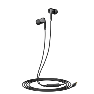 Вакуумні навушники з мікрофоном HAVIT HV-E306P Black - фото №9