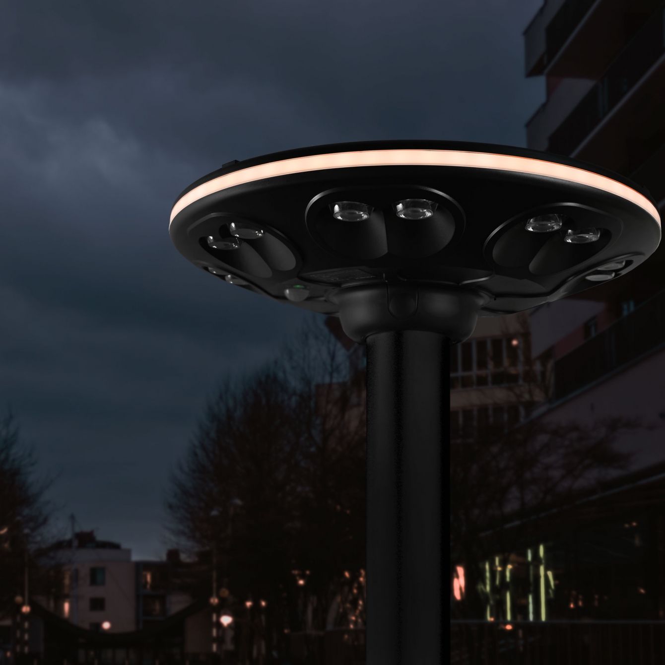 LED світильник автономний парковий IP54 VIDEX 1400Lm Сенсорний