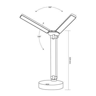 LED лампа настiльна з акумулятором TITANUM TLTF-015W 10W 3000-6000K - photo №15