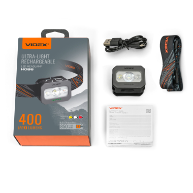 Налобний світлодіодний ліхтарик VIDEX VLF-H086 400Lm 5000K - фото №22