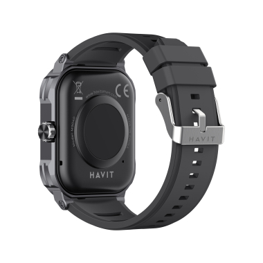 Смарт годинник HAVIT HV-M9040S IP67 Bluetooth Call Black - фото №6