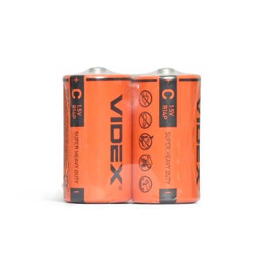Heavy duty battery Videx R14P/C 2pcs SHRINK - photo №3
