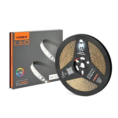 LED стрічка VIDEX DC12V 120W 10M 2700K Ra98 IP20 (VL-LST28144-12122-B10) - фото
