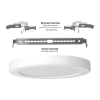 LED світильник круглий VIDEX DL6R 12W 3000K-4000K-6500K White - фото №8