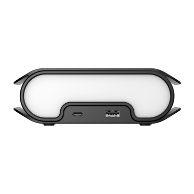 Бездротова зарядка з годинником HAVIT W3040 15W Black - фото №4