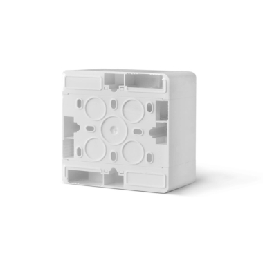 Коробка накладного монтажу одинарна біла VIDEX BINERA - фото №2