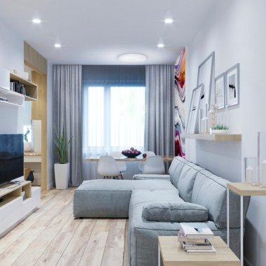 LED світильник настінно-стельовий VIDEX 48W 4100K Зоряне небо - фото №4