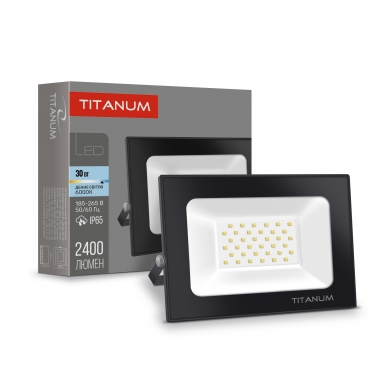 LED прожектор TITANUM TLF306 30W 6000K