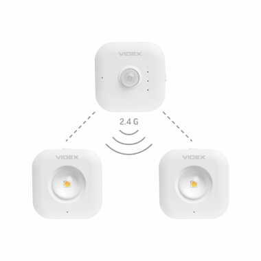 Набір LED Світильників акумуляторних з датчиком руху VIDEX VL-NL075-21 - фото №8