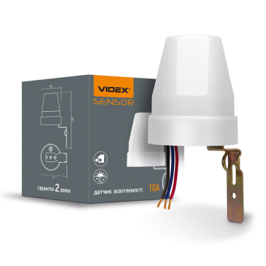 Датчик освітленості VIDEX VL-SN02 10A 220V фотометричний - фото