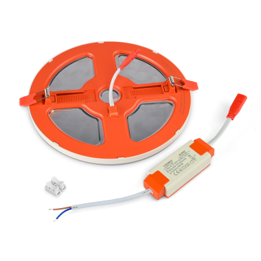 LED світильник вбудований з декоративною підсвіткою VIDEX DL4R 18W+6W 5000K+2700K 220V - фото №9