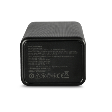 Повербанк 40000mAh TITANUM SP04P PD65W Black - фото №6