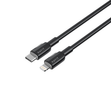 Кабель USB-C - Lightning HAVIT CB309C PD30W 1м Black - фото №4