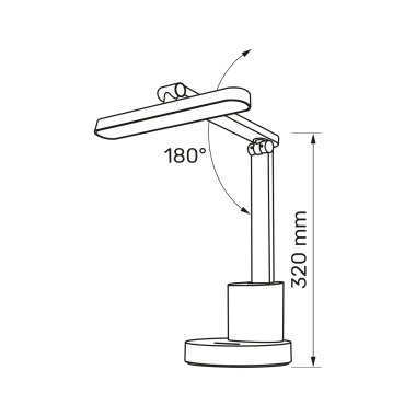 LED лампа настiльна з акумулятором TITANUM TLTF-014W 10W 3000-6000K - фото №15