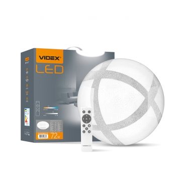 LED functional round lamp VIDEX GLANZ 72W 2800-6200K