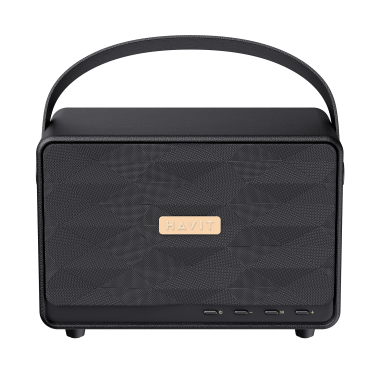 Портативна колонка HAVIT SK907BT "Classic II SE" 30W Black - фото №2