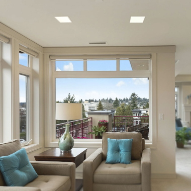 LED recessed square luminaire Back VIDEX 26W 5000K - photo №4