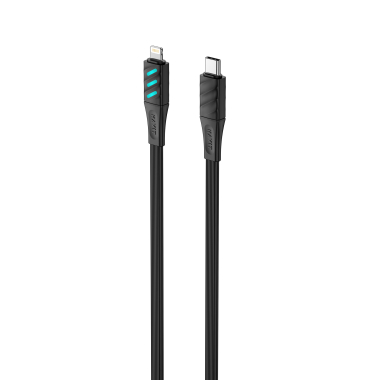USB-C to Lightning Cable HAVIT HV-CB6255 PD30W 1m with LED Indicator - photo