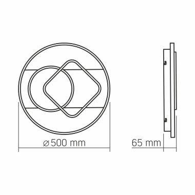 LED світильник функціональний VIDEX DECORA 50W VL-CLD-999-TT - фото №3