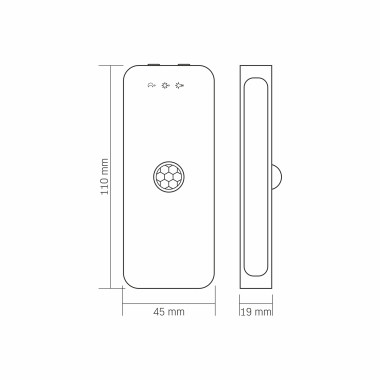LED Світильник акумуляторний з датчиком руху VIDEX VL-NL053W-S - фото №12