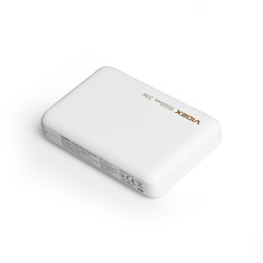 Повербанк з бездротовою зарядкою 10000mAh VIDEX VPB-331 PD20W White - фото №9